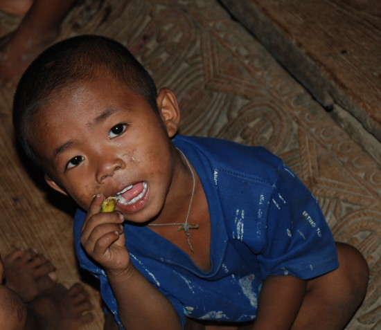 bambini di Mingun Birmania